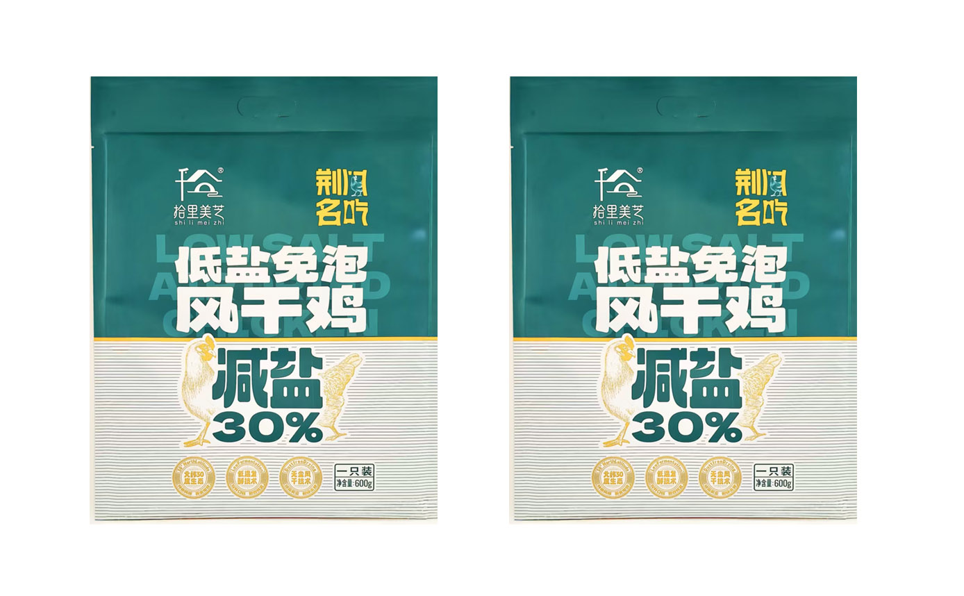 免泡风干鸡彩袋包装