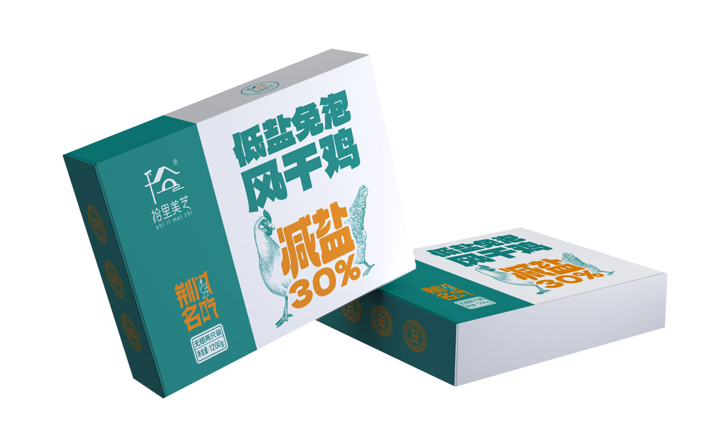 免泡风干鸡礼盒装