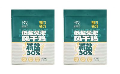 免泡风干鸡彩袋包装